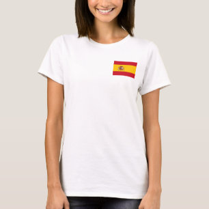 Fleece Jogger mit spanischer Flagge T-Shirt