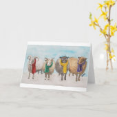 Fleece Karte (Gelbe Blume)