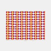 Fleece MEHRFARBIG BLANKET. (Vorderseite (Horizontal))