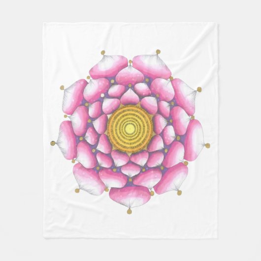 Fleece mit Mandala Design (Vorderseite)