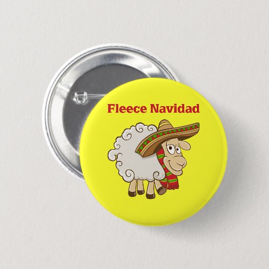 Fleece Navidad Button (Vorne & Hinten)