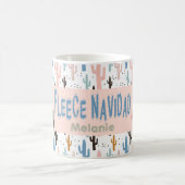 Fleece Navidad Christmas Llamas Kaffeetasse (Mittel)