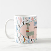 Fleece Navidad Christmas Llamas Kaffeetasse (Links)