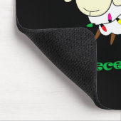 Fleece Navidad - Christmas Sheep Long Sleeve Mousepad (Ecke)