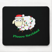 Fleece Navidad - Christmas Sheep Long Sleeve Mousepad (Vorne)