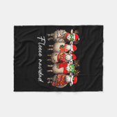 Fleece Navidad Christmas Spanish Sheep Santa Sheep (Vorderseite (Horizontal))