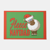 Fleece Navidad Doormat Fußmatte (Vorderseite)