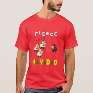 Fleece Navidad festlicher Chor T-Shirt