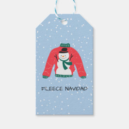 Fleece Navidad - Funny Christmas Sweater Design Geschenkanhänger