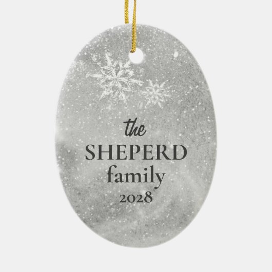 Fleece Navidad Gray Sheep Weihnachtsschmuck (Hinten)