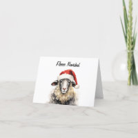 Fleece Navidad individuell anpassbar Dankeschön-Ka