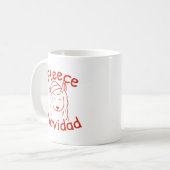 Fleece Navidad Kaffeetasse (Vorderseite Links)