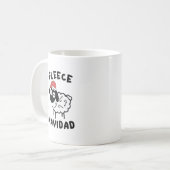 Fleece Navidad Kaffeetasse (Vorderseite Links)