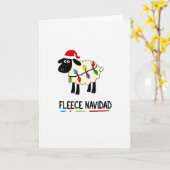 Fleece Navidad Lustige Karte (Gelbe Blume)