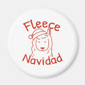 Fleece Navidad Magnet (Vorne)