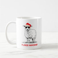 Fleece Navidad Sheep in Sonnenbrille