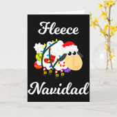 Fleece Navidad Shirt Funny Feliz Mexican Christmas Karte (Gelbe Blume)