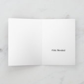 Fleece Navidad, Spaniens Weihnachtsfest Karte (Innenseite)