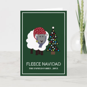 Fleece Navidad, Spaniens Weihnachtsfest Karte