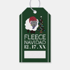 Fleece Navidad, spanischer Stil Weihnachten Geschenkanhänger
