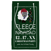 Fleece Navidad, spanischer Stil Weihnachten Kleine Geschenktüte (Vorderseite)