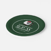 Fleece Navidad, spanischer Stil Weihnachten Pappteller (Schrägansicht)