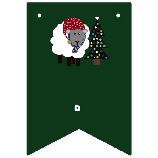 Fleece Navidad, Spanisches Party Wimpelkette (Erste Fahne)