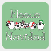 Fleece Navidad Sticker (Vorderseite)