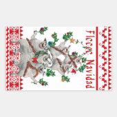 Fleece Navidad Stickers (Vorderseite)