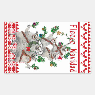 Fleece Navidad Stickers