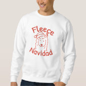 Fleece Navidad Sweatshirt (Vorderseite)