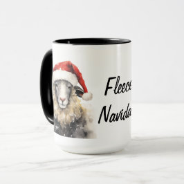 Fleece Navidad Tasse