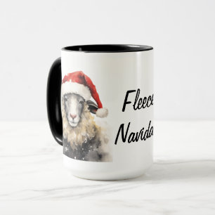 Fleece Navidad Tasse