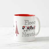 Fleece Navidad Tasse (VorderseiteRechts)