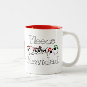 Fleece Navidad Tasse