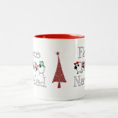 Fleece Navidad Tasse (Mittel)