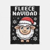 Fleece Navidad Ugly Sweater Christmas Sheep Holida (Vorderseite)
