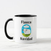 "Fleece Navidad" Weihnachten Tasse (Links)