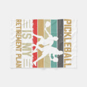 Fleece Pickleball ist mein Ruhestandsplan Funny Pi (Vorderseite (Horizontal))