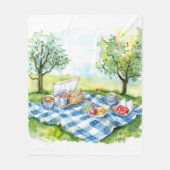 Fleece-Picknickdecke Fleecedecke (Vorderseite)