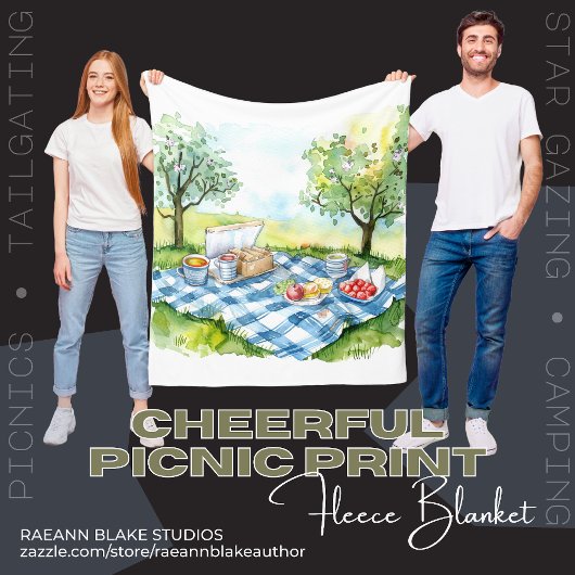 Fleece-Picknickdecke Fleecedecke