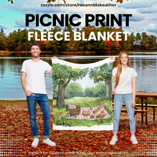 Fleece-Picknickdecke Fleecedecke