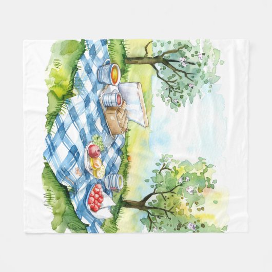 Fleece Picnic Blanket (Vorderseite (Horizontal))