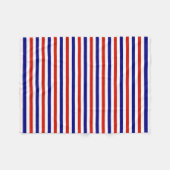 Fleece Rot Weiß und Blau Streifen Knöchel (Vorderseite (Horizontal))