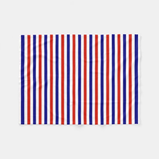 Fleece Rot Weiß und Blau Streifen Knöchel (Vorderseite (Horizontal))