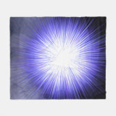 Fleece schwarz mit lila Ausbruch (Vorderseite (Horizontal))