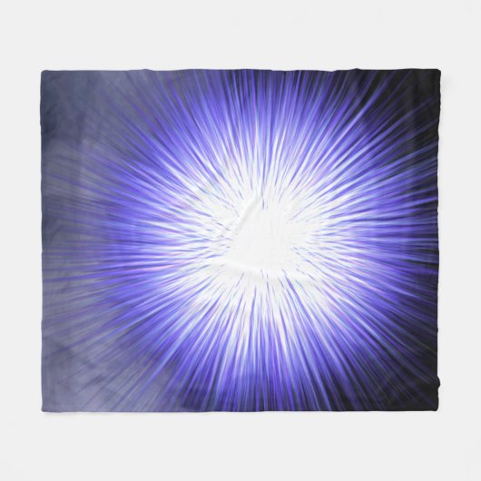 Fleece schwarz mit lila Ausbruch (Vorderseite (Horizontal))