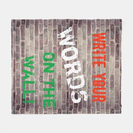 Fleece-umfassender roter fleecedecke (Vorderseite (Horizontal))