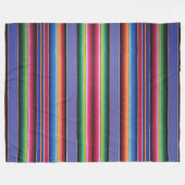 Fleece umfassender Serape Streifen-Druck-helles (Vorderseite (Horizontal))