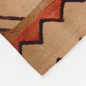 Fleece-umfassender Südwestrustikaler gesponnener Fleecedecke (Ecke)